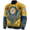 indiana pacers sunflower bloom blue yellow jacket best selling