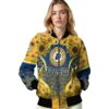 indiana pacers sunflower bloom blue yellow jacket latest model