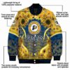 indiana pacers sunflower bloom blue yellow jacket new arrival