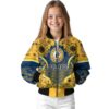 indiana pacers sunflower bloom blue yellow jacket top rated