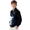 indianapolis colts hexagonal pattern blue black jacket trendy