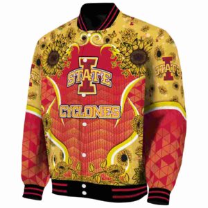 iowa state cyclones sunflower bloom red yellow jacket best selling