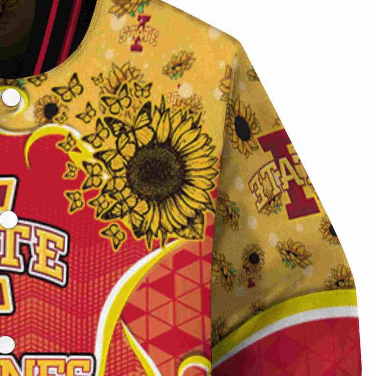 iowa state cyclones sunflower bloom red yellow jacket premium grade