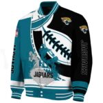 jacksonville jaguars baseball stitching black white jacket best selling