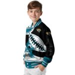jacksonville jaguars baseball stitching black white jacket best selling