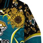 jacksonville jaguars sunflower bloom teal yellow jacket best selling