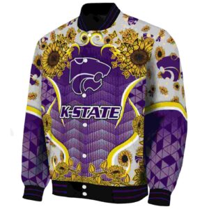 kansas state wildcats sunflower bloom purple yellow jacket best selling