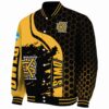 kennesaw state owls hexagonal pattern gold black jacket best selling