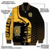 kennesaw state owls hexagonal pattern gold black jacket new arrival