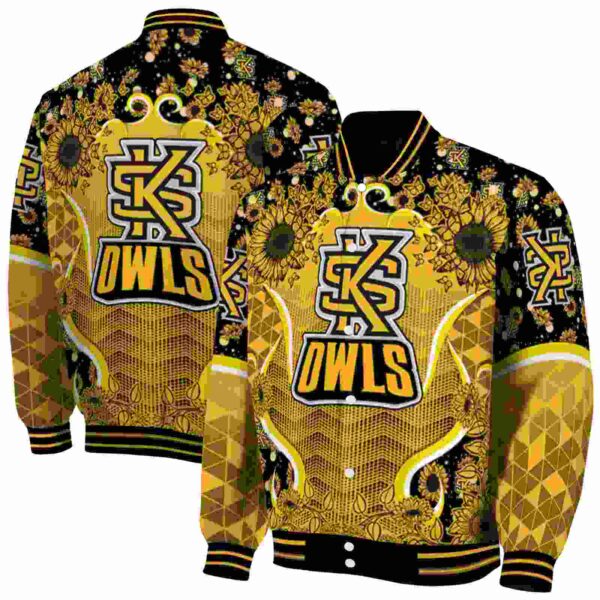 kennesaw state owls sunflower bloom gold yellow jacket fashion forward