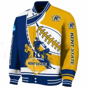 kent state golden flashes baseball stitching gold white jacket best selling