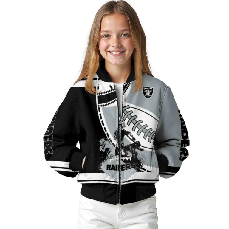 las vegas raiders baseball stitching silver white jacket top rated
