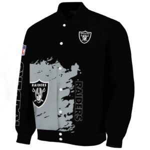 las vegas raiders hexagonal pattern black jacket best selling