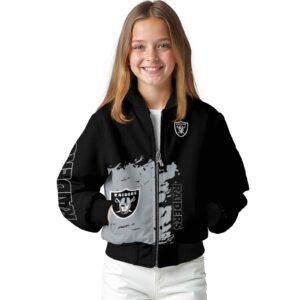 las vegas raiders hexagonal pattern black jacket top rated