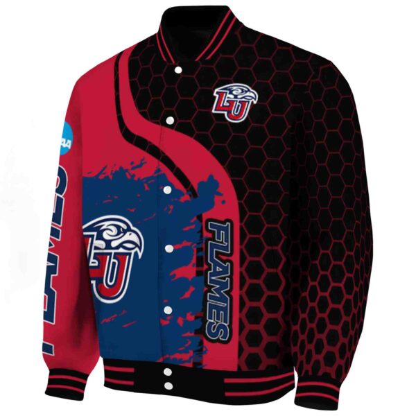 liberty flames hexagonal pattern red black jacket best selling