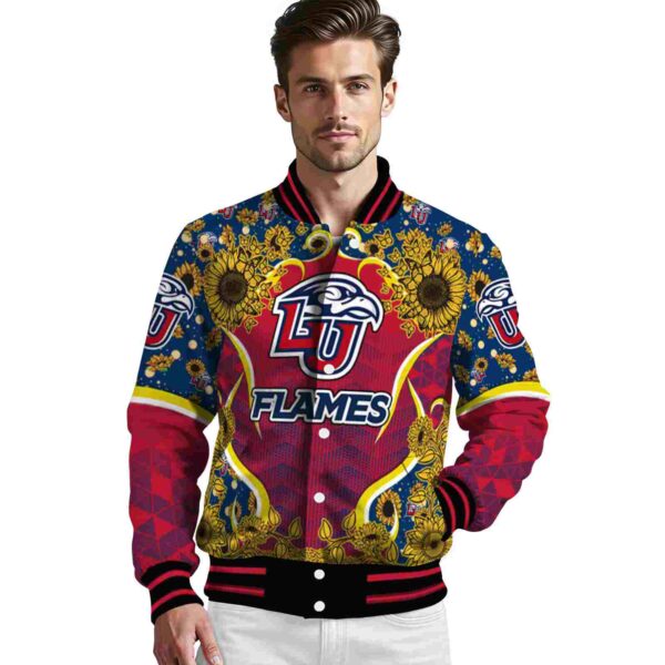 liberty flames sunflower bloom red yellow jacket high quality
