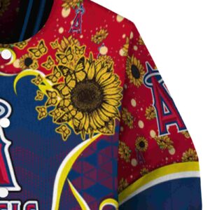 los angeles angels sunflower bloom blue yellow jacket premium grade