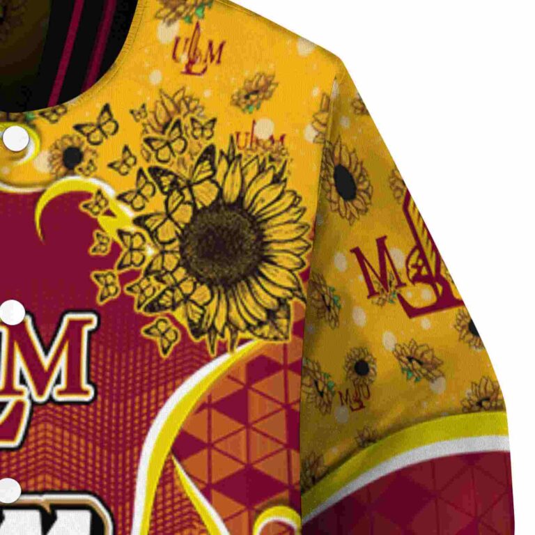 louisiana monroe warhawks sunflower bloom red yellow jacket premium grade