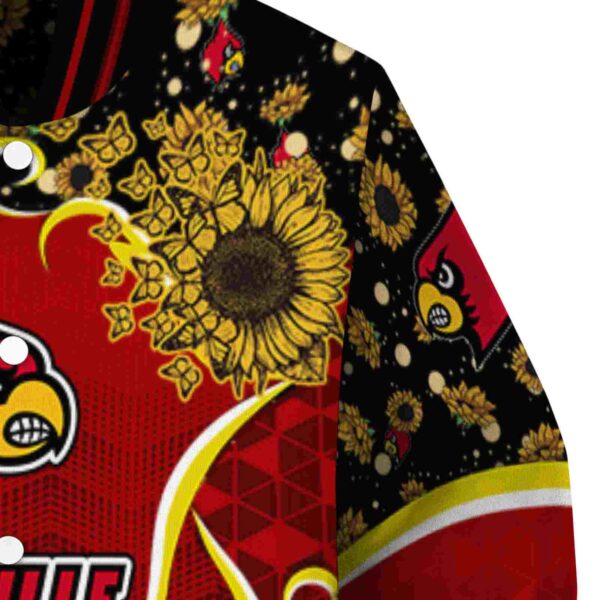louisville cardinals sunflower bloom red yellow jacket premium grade