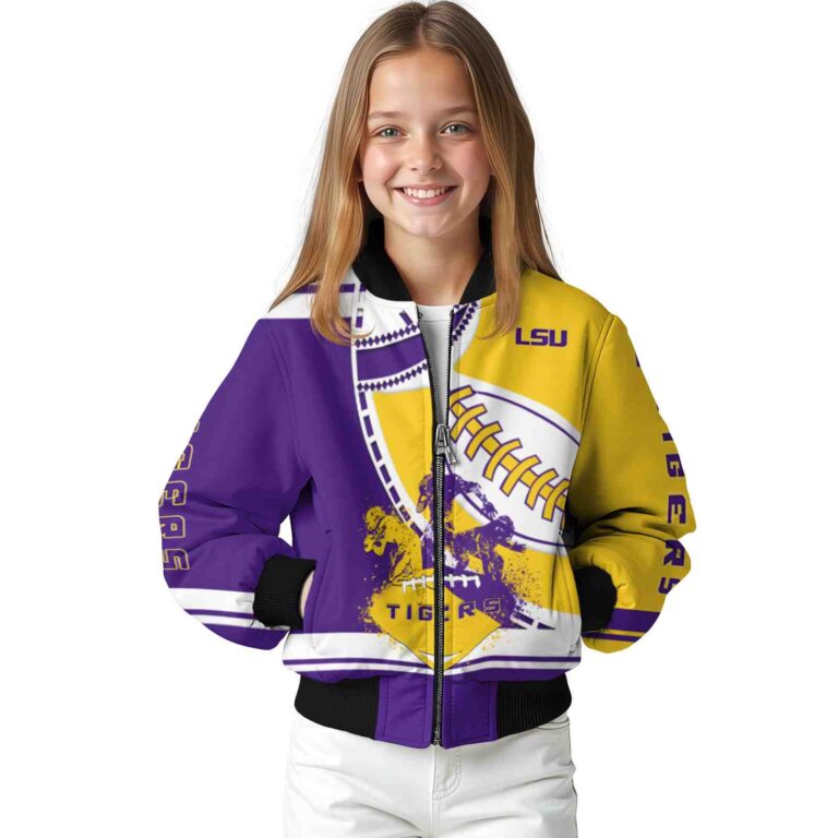lsu tigers baseball stitching gold white jacket top rated