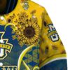 marquette golden eagles sunflower bloom blue yellow jacket premium grade