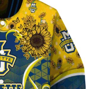 marquette golden eagles sunflower bloom blue yellow jacket premium grade