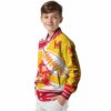 maryland terrapins baseball stitching gold white jacket trendy
