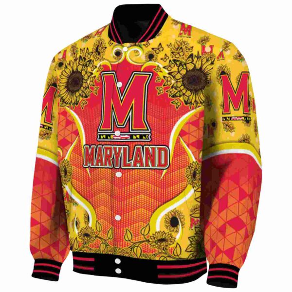maryland terrapins sunflower bloom red yellow jacket best selling