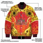 maryland terrapins sunflower bloom red yellow jacket best selling