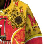 maryland terrapins sunflower bloom red yellow jacket best selling