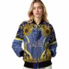 memphis grizzlies sunflower bloom blue yellow jacket latest model