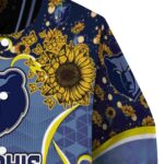 memphis grizzlies sunflower bloom blue yellow jacket best selling