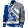 memphis tigers baseball stitching gray white jacket best selling