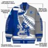 memphis tigers baseball stitching gray white jacket new arrival