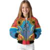 miami marlins sunflower bloom blue yellow jacket top rated