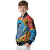 miami marlins sunflower bloom blue yellow jacket trendy