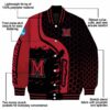 miami redhawks hexagonal pattern red black jacket new arrival
