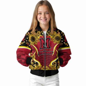 miami redhawks sunflower bloom red yellow jacket top rated