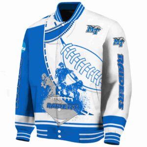 middle tennessee blue raiders baseball stitching white jacket best selling