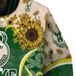 milwaukee bucks sunflower bloom green yellow jacket best selling