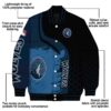 minnesota timberwolves hexagonal pattern midnight blue black jacket new arrival