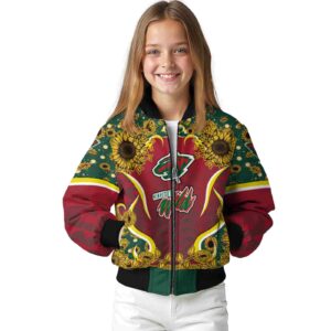 minnesota wild sunflower bloom red yellow jacket top rated