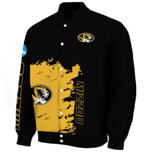 missouri tigers hexagonal pattern black jacket best selling