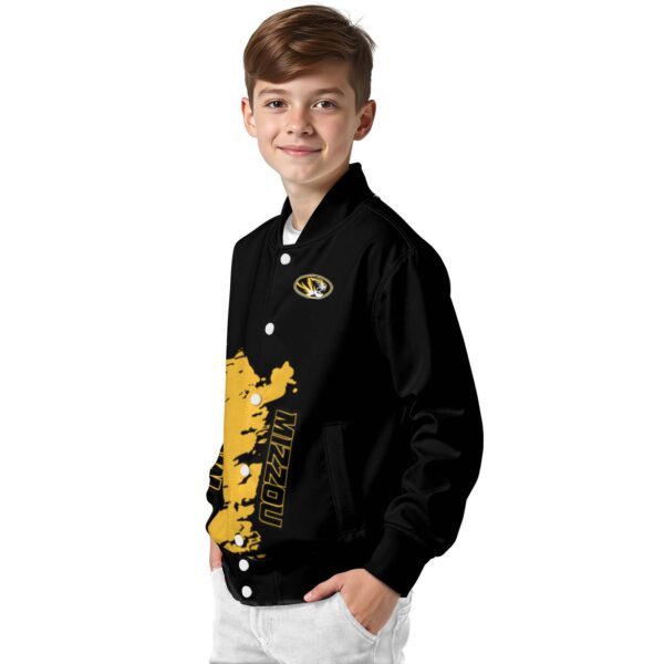 missouri tigers hexagonal pattern black jacket trendy