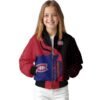 montreal canadiens hexagonal pattern red black jacket top rated