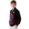 montreal canadiens hexagonal pattern red black jacket trendy