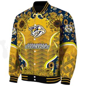 nashville predators sunflower bloom gold yellow jacket best selling