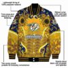 nashville predators sunflower bloom gold yellow jacket new arrival