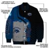 nevada wolf pack hexagonal pattern blue black jacket new arrival