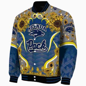 nevada wolf pack sunflower bloom blue yellow jacket best selling